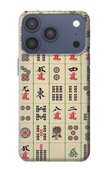 S0802 麻雀 Mahjong iPhone 17 Pro, 18 Pro バックケース、フリップケース・カバー