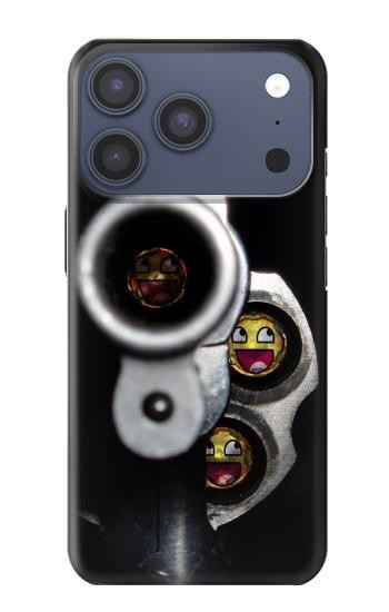 S1109 笑み 弾丸 銃 Smile Bullet Gun iPhone 17 Pro, 18 Pro バックケース、フリップケース・カバー