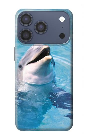 S1291 イルカ Dolphin iPhone 17 Pro, 18 Pro バックケース、フリップケース・カバー