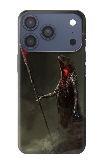 S1319 恐るべった死者の死 Grim Reaper Death Scythe iPhone 17 Pro, 18 Pro バックケース、フリップケース・カバー
