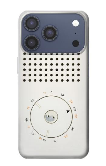 S1857 レトロなトランジスタラジオ Retro Transistor Radio iPhone 17 Pro, 18 Pro バックケース、フリップケース・カバー