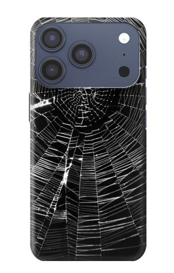 S2224 クモの巣 Spider Web iPhone 17 Pro, 18 Pro バックケース、フリップケース・カバー