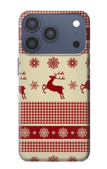 S2310 クリスマス 雪 トナカイ Christmas Snow Reindeers iPhone 17 Pro, 18 Pro バックケース、フリップケース・カバー