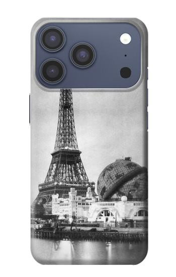 S2350 古いパリエッフェル塔 Old Paris Eiffel Tower iPhone 17 Pro, 18 Pro バックケース、フリップケース・カバー