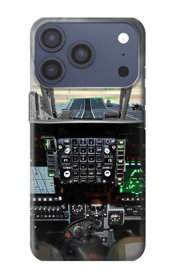 S2435 戦闘機 航空機 コックピット Fighter Jet Aircraft Cockpit iPhone 17 Pro, 18 Pro バックケース、フリップケース・カバー