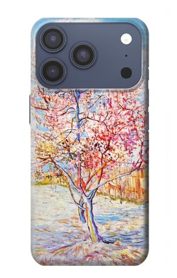 S2450 ブロッサムピンクピーチツリー フィンセント・ファン・ゴッホ Van Gogh Peach Tree Blossom iPhone 17 Pro, 18 Pro バックケース、フリップケース・カバー