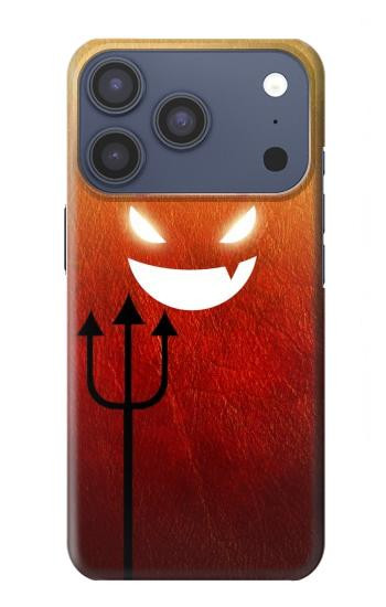 S2454 可愛い赤い小悪魔漫画 Red Cute Little Devil Cartoon iPhone 17 Pro, 18 Pro バックケース、フリップケース・カバー
