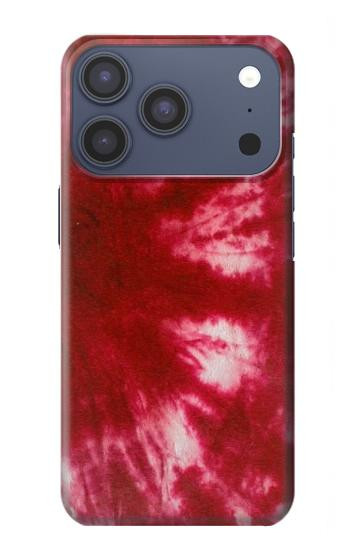 S2480 赤絞り染め Tie Dye Red iPhone 17 Pro, 18 Pro バックケース、フリップケース・カバー