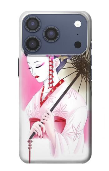 S2579 着物 Japanese Traditional Geisha Kimono iPhone 17 Pro バックケース、フリップケース・カバー