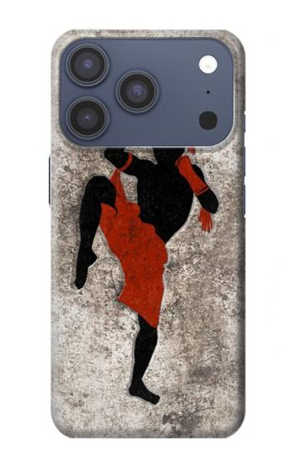 S2634 ムエタイキックボクシング格闘技 Muay Thai Kickboxing Martial Art iPhone 17 Pro バックケース、フリップケース・カバー