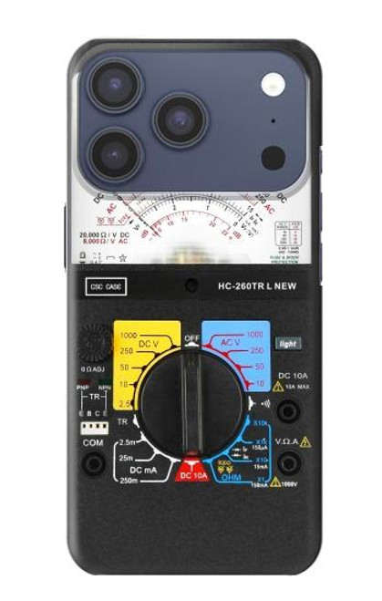 S2660 アナログマルチメータグラフィックプリント Analog Multimeter Graphic Printed iPhone 17 Pro バックケース、フリップケース・カバー S2660 アナログマルチメータグラフィックプリント Analog Multimeter Graphic Printed iPhone 17 Pro バックケース、フリップケース・カバー
