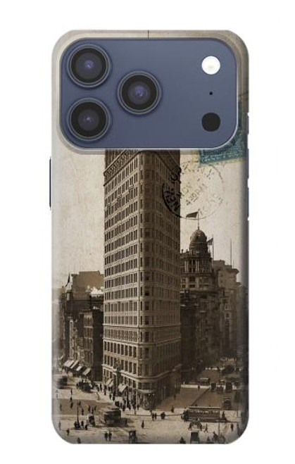 S2832 ニューヨーク1903 フラットアイアンビルポストカード New York 1903 Flatiron Building Postcard iPhone 17 Pro バックケース、フリップケース・カバー