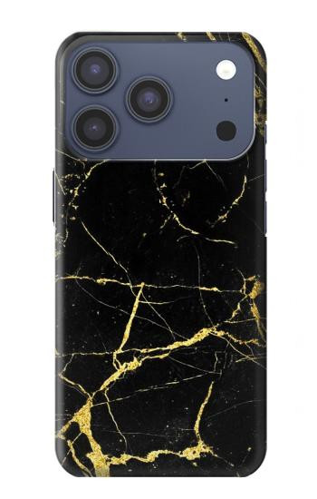 S2896 ゴールドマーブルグラフィックプリント Gold Marble Graphic Printed iPhone 17 Pro, 18 Pro バックケース、フリップケース・カバー