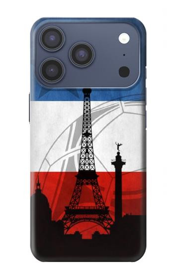S2980 フランスサッカー France Football Soccer Flag iPhone 17 Pro バックケース、フリップケース・カバー