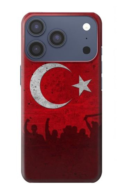 S2991 七面鳥サッカー Turkey Football Soccer Flag iPhone 17 Pro バックケース、フリップケース・カバー