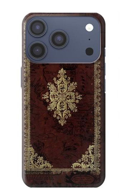 S3014 ヴィンテージマップブックカバー Vintage Map Book Cover iPhone 17 Pro バックケース、フリップケース・カバー