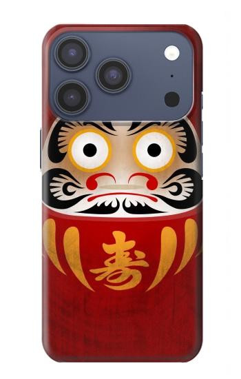 S3023 ダルマ Japan Good Luck Daruma Doll iPhone 17 Pro, 18 Pro バックケース、フリップケース・カバー