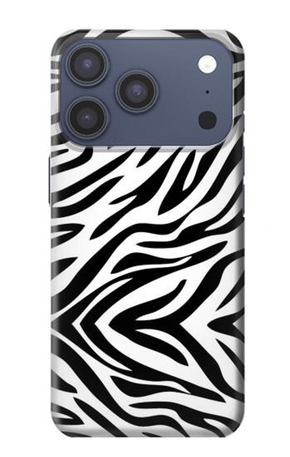 S3056 シマウマスキングラフィックプリント Zebra Skin Texture Graphic Printed iPhone 17 Pro バックケース、フリップケース・カバー