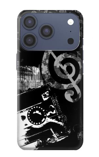 S3197 音楽・カセット・ノート Music Cassette Note iPhone 17 Pro, 18 Pro バックケース、フリップケース・カバー