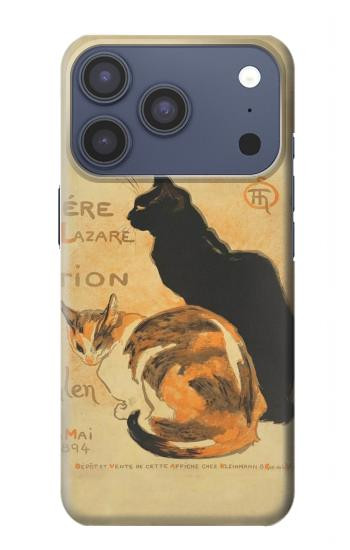 S3229 ヴィンテージ猫ポスター Vintage Cat Poster iPhone 17 Pro バックケース、フリップケース・カバー