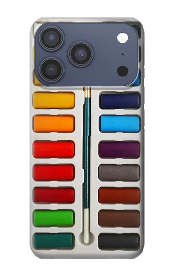 S3243 水彩絵の具セット Watercolor Paint Set iPhone 17 Pro, 18 Pro バックケース、フリップケース・カバー