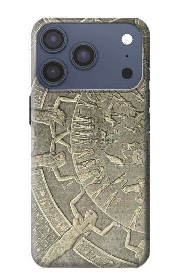 S3396 デンデラ星座古代エジプト Dendera Zodiac Ancient Egypt iPhone 17 Pro, 18 Pro バックケース、フリップケース・カバー