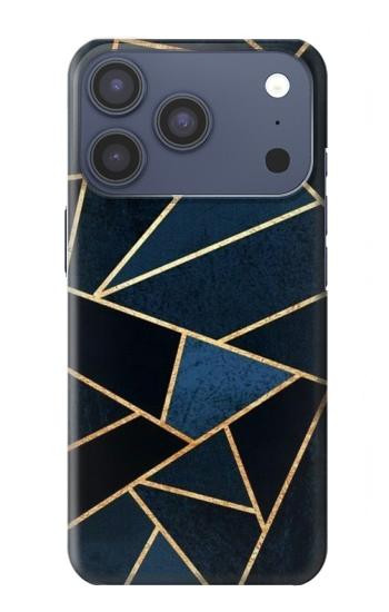 S3479 ネイビーブルーグラフィックアート Navy Blue Graphic Art iPhone 17 Pro, 18 Pro バックケース、フリップケース・カバー