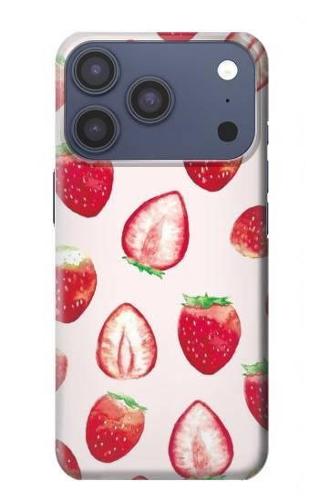 S3481 イチゴ Strawberry iPhone 17 Pro, 18 Pro バックケース、フリップケース・カバー