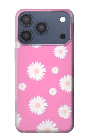 S3500 ピンクの花柄 Pink Floral Pattern iPhone 17 Pro, 18 Pro バックケース、フリップケース・カバー