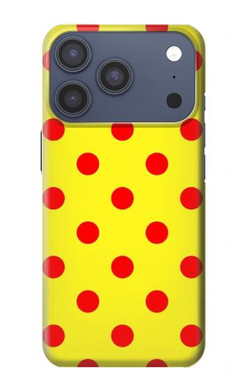 S3526 赤い水玉 Red Spot Polka Dot iPhone 17 Pro, 18 Pro バックケース、フリップケース・カバー