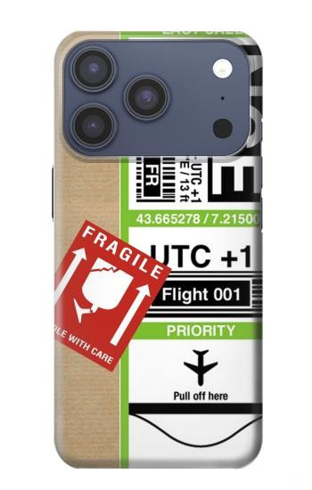 S3543 荷物タグアート Luggage Tag Art iPhone 17 Pro, 18 Pro バックケース、フリップケース・カバー