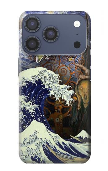 S3851 アートの世界 ヴァンゴッホ 北斎 ダヴィンチ World of Art Van Gogh Hokusai Da Vinci iPhone 17 Pro バックケース、フリップケース・カバー