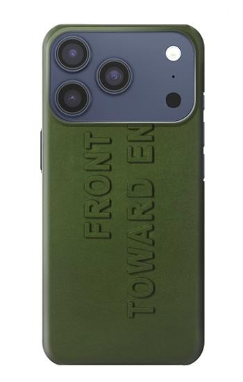 S3936 敵に向かって正面から Front Toward Enermy iPhone 17 Pro バックケース、フリップケース・カバー