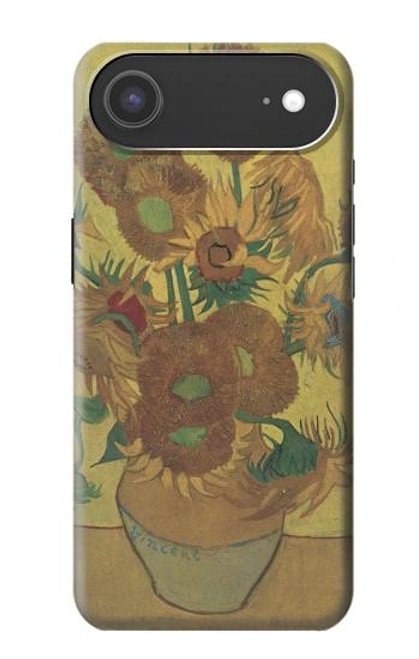 S0214 フィンセント・ファン・ゴッホ 15本のひまわり Van Gogh Vase Fifteen Sunflowers iPhone Air バックケース、フリップケース・カバー S0214 フィンセント・ファン・ゴッホ 15本のひまわり Van Gogh Vase Fifteen Sunflowers iPhone Air バックケース、フリップケース・カバー