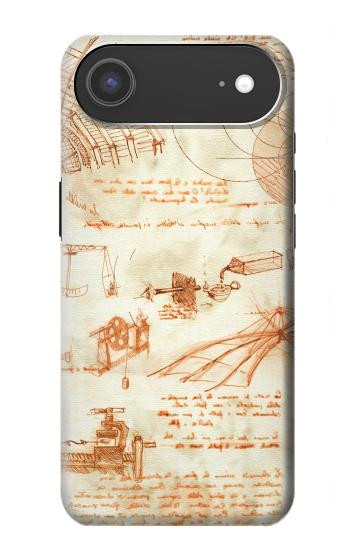 S0566 テクニカルデッサン ダ・ヴィンチ Technical Drawing Da Vinci iPhone Air バックケース、フリップケース・カバー