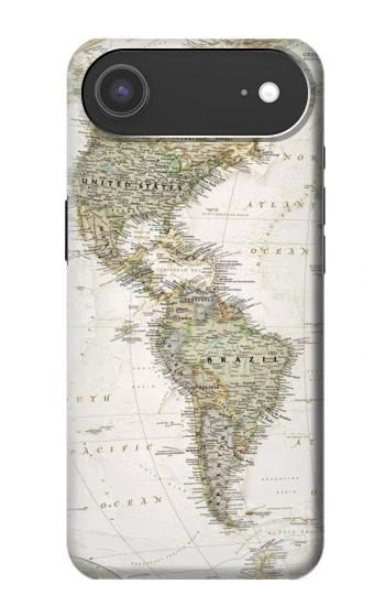 S0604 世界地図 World Map iPhone Air バックケース、フリップケース・カバー