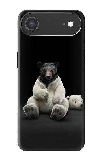 S0878 黒いくま Black Bear iPhone Air バックケース、フリップケース・カバー