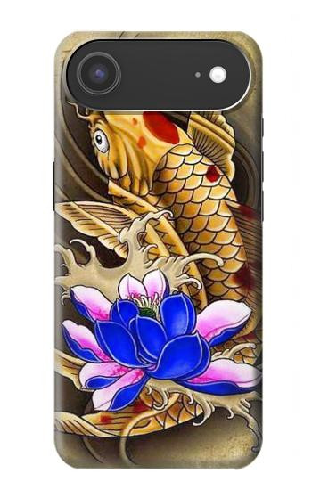 S1604 コイのタトゥー Carp Koi Fish Japanese Tattoo iPhone Air バックケース、フリップケース・カバー