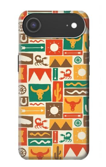 S1873 ウェスタンパターン Western Pattern iPhone Air バックケース、フリップケース・カバー