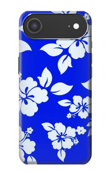 S2244 ハワイのハイビスカス青柄 Hawaiian Hibiscus Blue Pattern iPhone Air バックケース、フリップケース・カバー