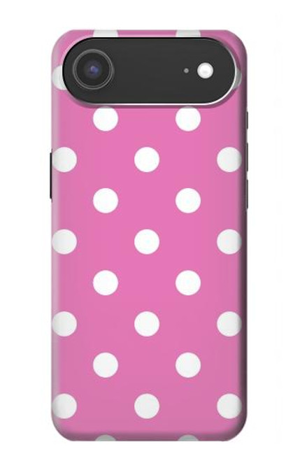 S2358 ピンクの水玉 Pink Polka Dots iPhone Air バックケース、フリップケース・カバー