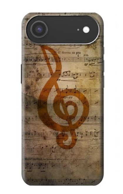 S2368 楽譜ノート Sheet Music Notes iPhone Air バックケース、フリップケース・カバー