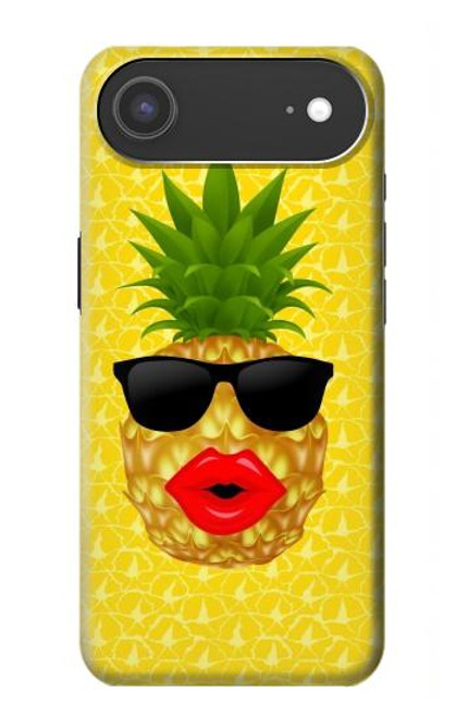 S2443 楽しい パイナップルサングラス 接吻 Funny Pineapple Sunglasses Kiss iPhone Air バックケース、フリップケース・カバー