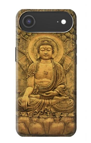 S2452 仏グラフィックプリント Buddha Bas Relief Art Graphic Printed iPhone Air バックケース、フリップケース・カバー