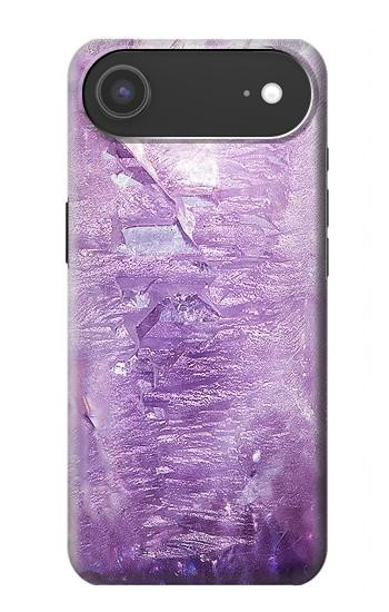 S2690 アメジスト結晶グラフィックプリント Amethyst Crystals Graphic Printed iPhone Air バックケース、フリップケース・カバー