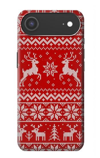 S2835 クリスマス トナカイ パターン Christmas Reindeer Knitted Pattern iPhone Air バックケース、フリップケース・カバー
