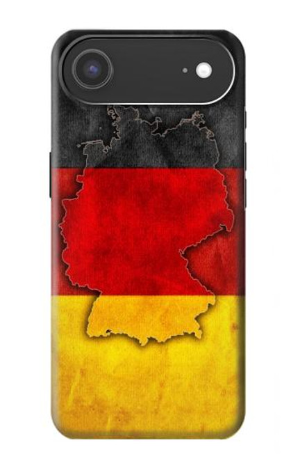 S2935 ドイツ旗地図 Germany Flag Map iPhone Air バックケース、フリップケース・カバー