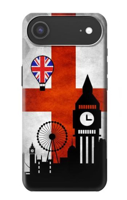S2979 イングランドサッカー England Football Soccer Flag iPhone Air バックケース、フリップケース・カバー