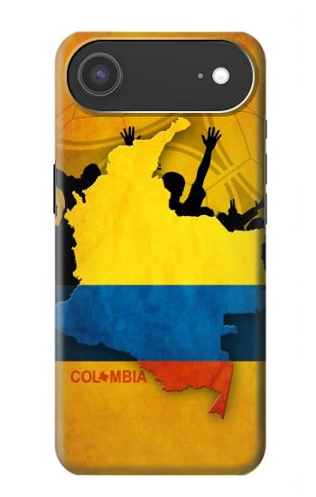 S2996 コロンビアサッカー Colombia Football Soccer Map Flag iPhone Air バックケース、フリップケース・カバー