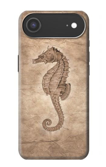 S3214 タツノオトシゴスケルトン化石 Seahorse Skeleton Fossil iPhone Air バックケース、フリップケース・カバー